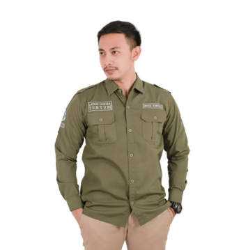 BAJU PDH LENGAN PANJANG 